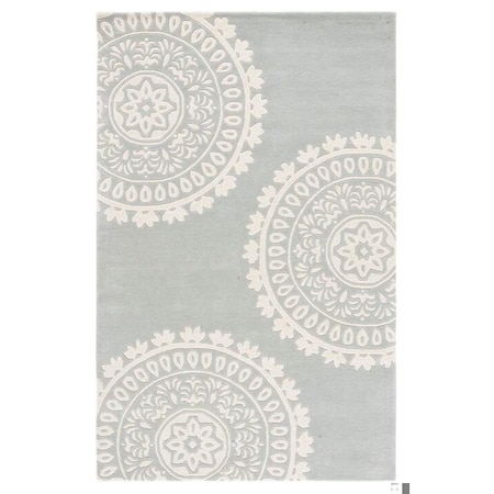 Safavieh Bella Hand Tufted Runner Rug- Grey - Ivory- 2 ft. 3 in. x 9 ft. BEL121A-29